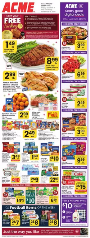 ACME catalogue in Freehold NJ | Weekly Ad | 2025-10-31T00:00:00.000Z - 2025-11-06T00:00:00.000Z