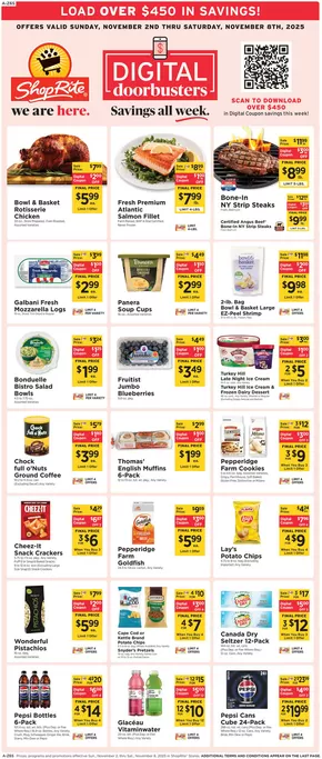 ShopRite catalogue in Sebring OH | Current special promotions | 2025-10-30T00:00:00.000Z - 2025-11-08T00:00:00.000Z