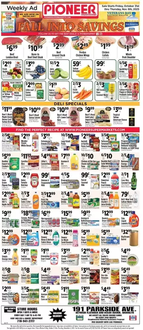 Pioneer Supermarkets catalogue | Our best bargains | 2025-10-31T00:00:00.000Z - 2025-11-06T00:00:00.000Z