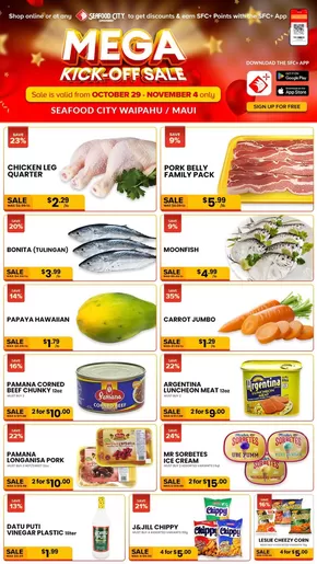 Seafood City catalogue in Happy Valley OR | Save now with our deals | 2025-10-29T00:00:00.000Z - 2025-11-04T00:00:00.000Z