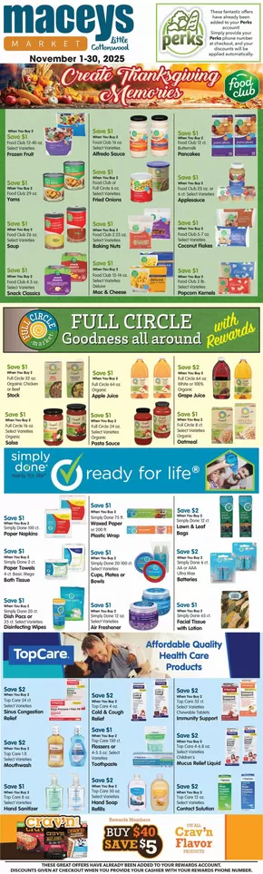 Maceys catalogue in Happy Valley OR | Great discounts on selected products | 2025-11-01T00:00:00.000Z - 2025-12-01T00:00:00.000Z