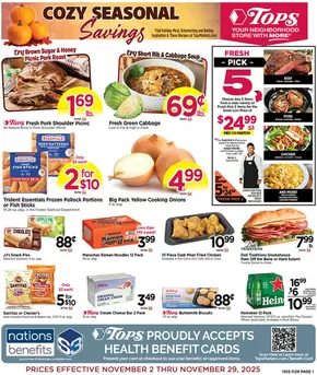 Tops catalogue in Bloomington IL | November Savings! | 2025-11-02T00:00:00.000Z - 2025-11-29T00:00:00.000Z
