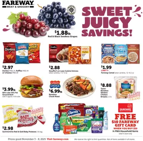 Fareway catalogue in West Des Moines IA | Current bargains and offers | 2025-11-03T00:00:00.000Z - 2025-11-08T00:00:00.000Z