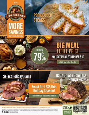 Commissary catalogue in Long Island City NY | Discover attractive offers | 2025-11-03T00:00:00.000Z - 2025-11-16T00:00:00.000Z