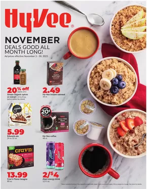 Hy-Vee catalogue in Long Island City NY | Monthly | 2025-11-03T00:00:00.000Z - 2025-11-30T00:00:00.000Z