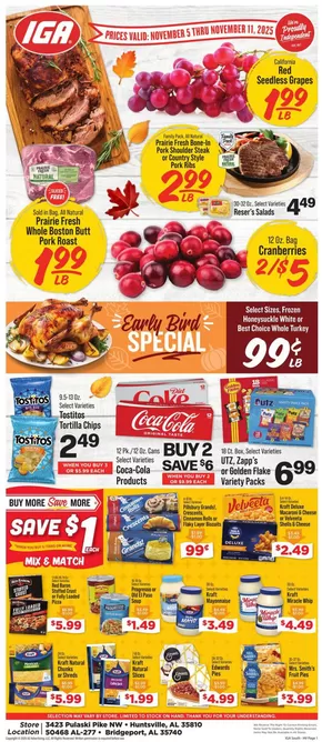 IGA catalogue in La Puente CA | Attractive special offers for everyone | 2025-11-05T00:00:00.000Z - 2025-11-11T00:00:00.000Z