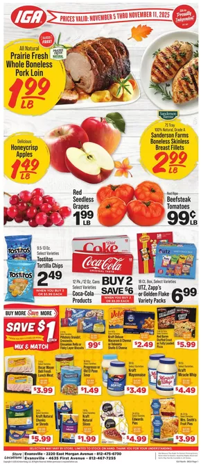 IGA catalogue in Shenandoah Junction WV | Discover attractive offers | 2025-11-05T00:00:00.000Z - 2025-11-11T00:00:00.000Z
