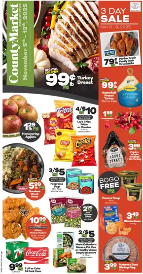 County Market catalogue in Petersburg IL | County Market Weekly ad | 2025-11-05T00:00:00.000Z - 2025-11-12T00:00:00.000Z