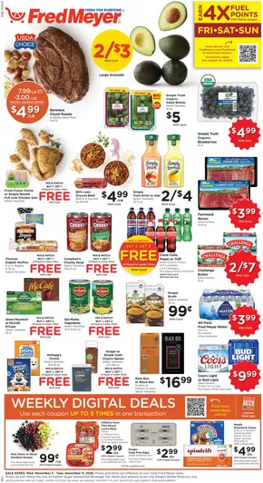Fred Meyer catalogue in National City CA | Weekly Circular | 2025-11-05T00:00:00.000Z - 2025-11-11T00:00:00.000Z