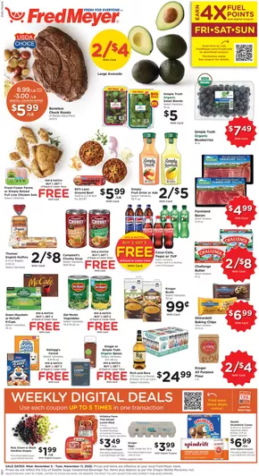 Fred Meyer catalogue in National City CA | Current bargains and offers | 2025-11-05T00:00:00.000Z - 2025-11-11T00:00:00.000Z