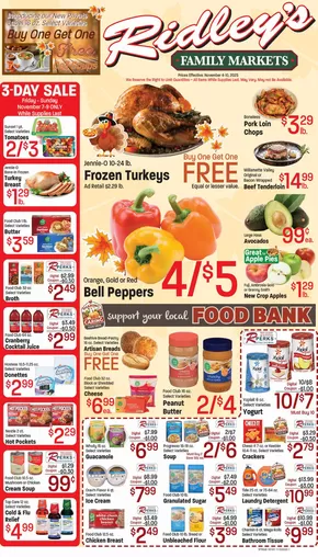 Ridley's Family Markets catalogue in Port Richey FL | New offers to discover | 2025-11-04T00:00:00.000Z - 2025-11-10T00:00:00.000Z