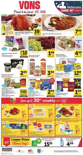 Vons catalogue in Lompoc CA | Weekly Ad - Norcal | 2025-11-05T00:00:00.000Z - 2025-11-11T00:00:00.000Z