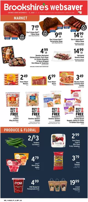 Brookshire's catalogue in Shreveport LA | Websaver | 2025-11-05T00:00:00.000Z - 2025-11-11T00:00:00.000Z