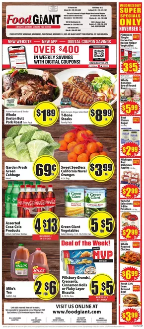 Food Giant catalogue in Amory MS | Weekly Ad | 2025-11-05T00:00:00.000Z - 2025-11-11T00:00:00.000Z