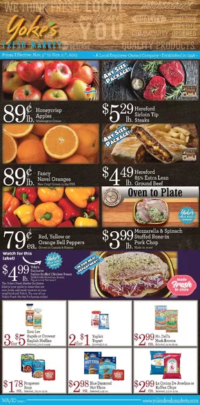 Yoke's Fresh Market catalogue | Current bargains and offers | 2025-11-05T00:00:00.000Z - 2025-11-11T00:00:00.000Z