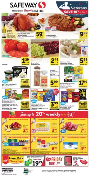 Safeway catalogue in Middleboro MA | Attractive special offers for everyone | 2025-11-05T00:00:00.000Z - 2025-11-11T00:00:00.000Z