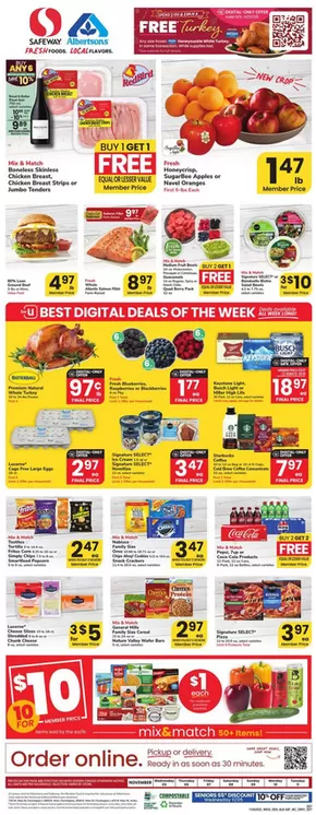 Safeway catalogue in Stallings NC | Our best bargains | 2025-11-05T00:00:00.000Z - 2025-11-11T00:00:00.000Z