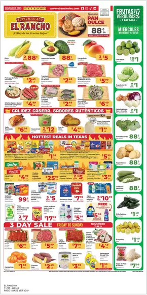 Supermercado El Rancho catalogue in Stallings NC | Weekly Ad | 2025-11-05T00:00:00.000Z - 2025-11-11T00:00:00.000Z