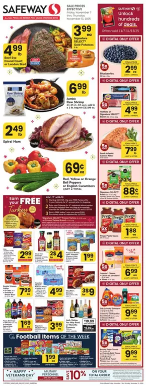 Safeway catalogue in Lafayette LA | Discover attractive offers | 2025-11-07T00:00:00.000Z - 2025-11-13T00:00:00.000Z