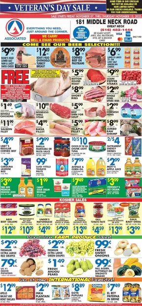 Associated catalogue in Glendale NY | Current deals and offers | 2025-11-07T00:00:00.000Z - 2025-11-13T00:00:00.000Z