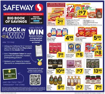 Safeway catalogue in Pikesville MD | Safeway - Eastern - BBS | 2025-11-07T00:00:00.000Z - 2025-11-27T00:00:00.000Z