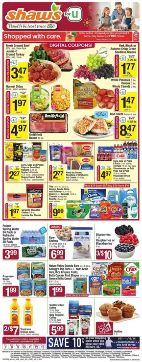 Shaw's catalogue in Jasper AL | Shaw's flyer | 2025-11-07T00:00:00.000Z - 2025-11-13T00:00:00.000Z