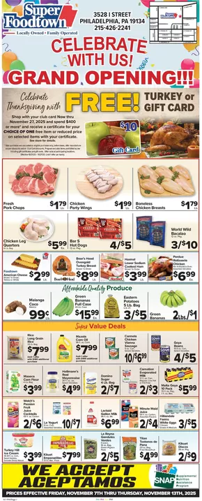 Foodtown supermarkets catalogue in Jasper AL | Foodtown supermarkets weekly ad | 2025-11-07T00:00:00.000Z - 2025-11-13T00:00:00.000Z