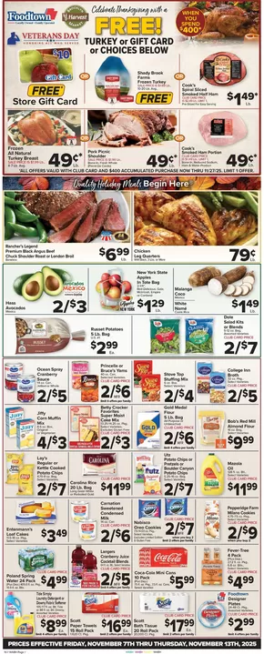 Foodtown supermarkets catalogue in Jasper AL | Offers for bargain hunters | 2025-11-07T00:00:00.000Z - 2025-11-13T00:00:00.000Z