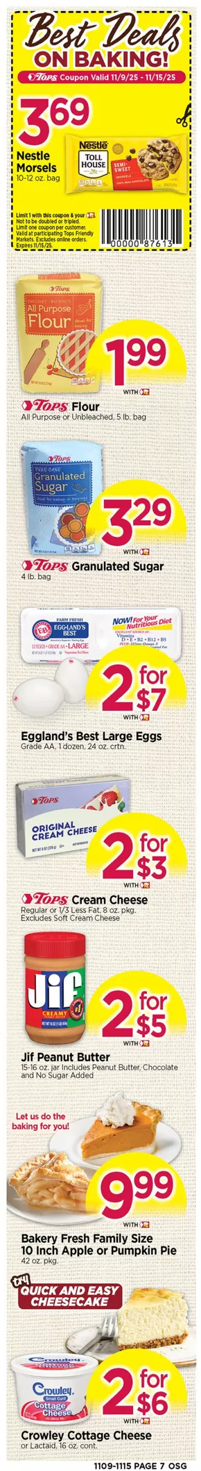 Tops catalogue in Cooperstown NY | Great Deals on Baking! | 2025-11-09T00:00:00.000Z - 2025-11-15T00:00:00.000Z