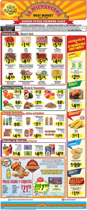 La Michoacana catalogue in Elkins Park PA | La Michoacana Weekly ad | 2025-10-29T00:00:00.000Z - 2025-11-11T00:00:00.000Z