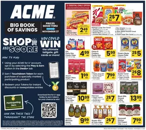 ACME catalogue in Ballston Lake NY | Acme Markets - BBS | 2025-11-07T00:00:00.000Z - 2025-11-27T00:00:00.000Z