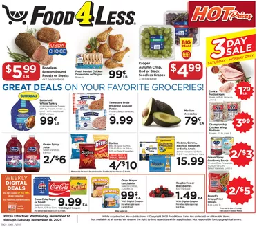 Food 4 Less catalogue | Our best deals for you | 2025-11-12T00:00:00.000Z - 2025-11-18T00:00:00.000Z