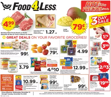 Food 4 Less catalogue | Current deals and offers | 2025-11-12T00:00:00.000Z - 2025-11-18T00:00:00.000Z