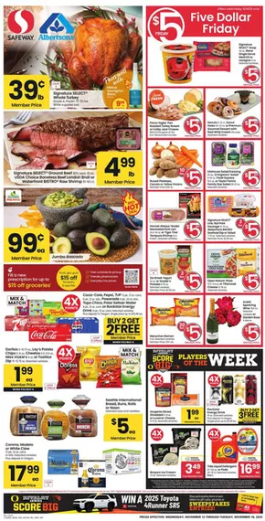 Safeway catalogue in Michie TN | Wide range of offers | 2025-11-12T00:00:00.000Z - 2025-11-18T00:00:00.000Z
