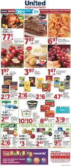 United Supermarkets catalogue | Top deals and discounts | 2025-11-11T00:00:00.000Z - 2025-11-18T00:00:00.000Z