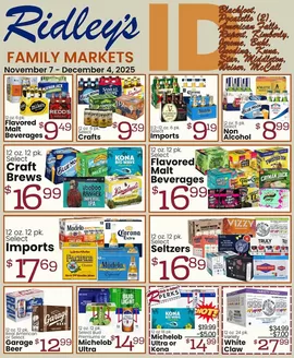 Ridley's Family Markets catalogue | Offers for bargain hunters | 2025-11-10T00:00:00.000Z - 2025-12-04T00:00:00.000Z
