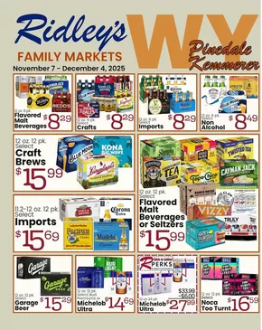 Ridley's Family Markets catalogue | Great offer for all customers | 2025-11-10T00:00:00.000Z - 2025-12-04T00:00:00.000Z