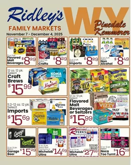 Ridley's Family Markets catalogue | Great offer for all customers | 2025-11-10T00:00:00.000Z - 2025-12-04T00:00:00.000Z