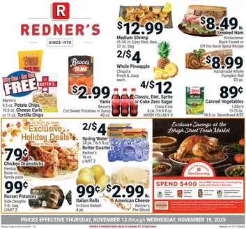 Redner's Warehouse catalogue | On Sale November_13_S80 | 2025-11-13T00:00:00.000Z - 2025-11-19T00:00:00.000Z