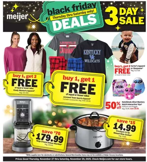 Meijer catalogue in Littlerock CA | Current deals and offers | 2025-11-27T00:00:00.000Z - 2025-11-29T00:00:00.000Z