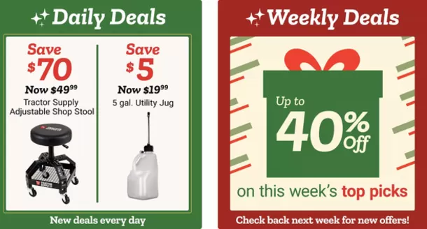 Tractor Supply Company catalogue in Newcastle OK | Tractor Supply Company weekly ad | 2025-11-17T00:00:00.000Z - 2025-12-01T00:00:00.000Z