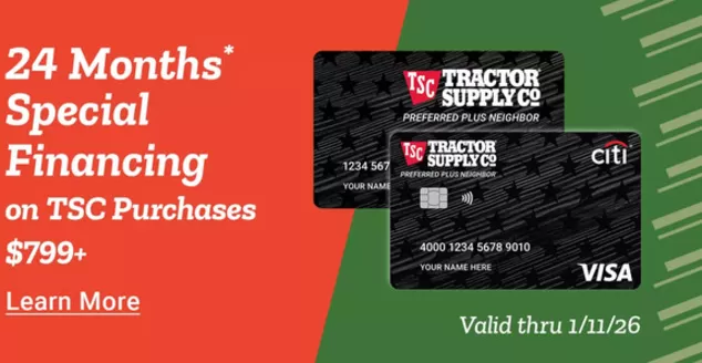 Tractor Supply Company catalogue in Mesquite TX | Current deals and offers | 2025-11-17T00:00:00.000Z - 2026-01-11T00:00:00.000Z