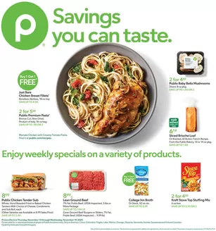 Publix catalogue | Top offers for smart savers | 2025-11-13T00:00:00.000Z - 2025-11-19T00:00:00.000Z