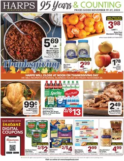 Harp's Market catalogue in Cherokee Village AR | Save now with our deals | 2025-11-19T00:00:00.000Z - 2025-11-27T00:00:00.000Z