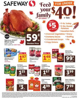 Safeway catalogue in Horseshoe Bend AR | Current special promotions | 2025-11-19T00:00:00.000Z - 2025-11-27T00:00:00.000Z