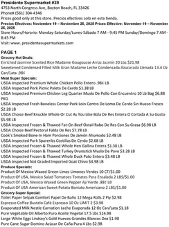 Presidente catalogue | Top deals and discounts | 2025-11-19T00:00:00.000Z - 2025-11-25T00:00:00.000Z