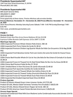 Presidente catalogue | Exclusive deals and bargains | 2025-11-19T00:00:00.000Z - 2025-11-25T00:00:00.000Z