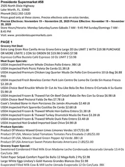 Presidente catalogue | Offers for bargain hunters | 2025-11-19T00:00:00.000Z - 2025-11-25T00:00:00.000Z