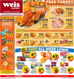 Weis Markets catalogue in Duryea PA | Special offers for you | 2025-11-20T00:00:00.000Z - 2025-11-27T00:00:00.000Z