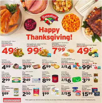 Hannaford catalogue | Current special promotions | 2025-11-23T00:00:00.000Z - 2025-11-29T00:00:00.000Z